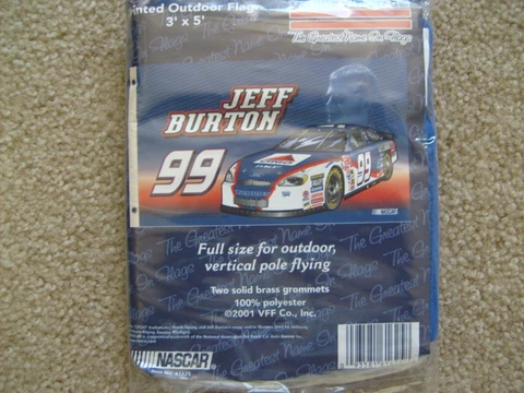 NASCAR JEFF BURTON # 99 CITGO 36"X60" FLAG WITH GROMMETS Cover