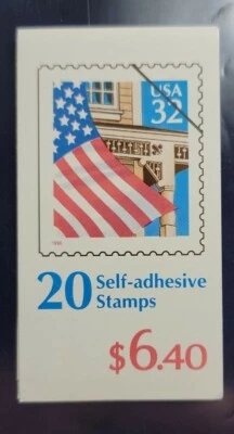 Scott #BK228 (2921a) Flag Over Porch Booklet of 20 Stamps - MNH P#21221 - Image 1 of 2