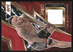 2023 Select UFC Sparks Memorabilia Prizms Red #SPCCV Colby Covington /99