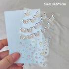 Cute Makeup Artificial Diamond Sticker In The Shape Of Seashells And Butterflie