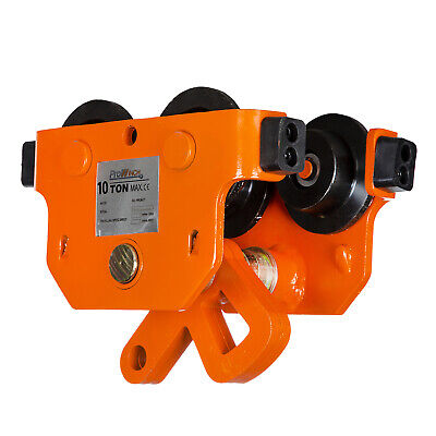 Prowinch 10 Ton I Beam Manual Pushing Trolley With Rubber Bump Stops • 649.92$