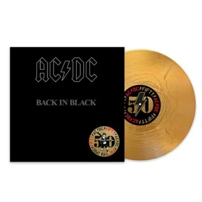 AC/DC - BACK IN BLACK - LP 180gram Gold Nugget VINYL NEW ALBUM - image 1 of 4