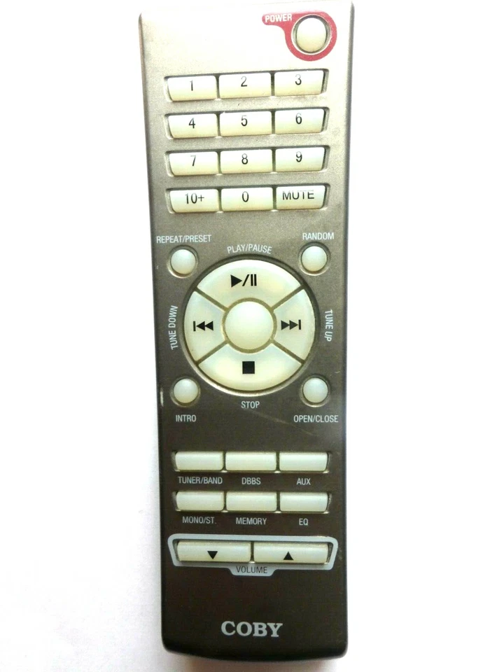 COBY CD HIFI REMOTE CONTROL  - Image 1 of 1