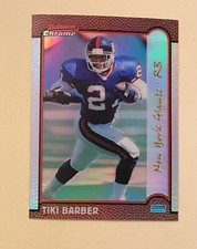 1999 Bowman Chrome Gold Refractors #150 Tiki Barber /25 #P8945