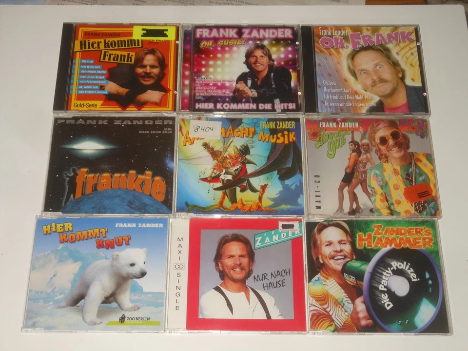 Frank Zander - SAMMLUNG - 3 CDs & 6 Maxi-CDs - Hier kommt Frank - Knut - Absolut - Bild 1 von 1