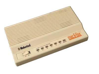 US ROBOTICS MODEM MAC & FAX 14.400 V.42 BIS SPORTSTER NO POWER ADAPTER - Image 1 of 4