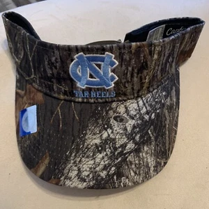 North Carolina Tar Heels Mossy Oak Camo Adjustable visor  hat one size fits most - Picture 1 of 7