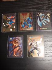 1990s Marvel Masterpiece Fleer Chromium, Animation , Lot of 5 Exclusive CARDS!