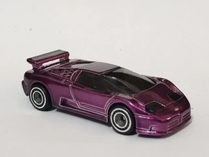 Hot Wheels 2025 Super Treasure Hunt STH 94 Bugatti EB110 SS 1/64 viola - Foto 1 di 6