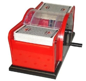 ESKONI Casino Hand Crank Manual Card Shuffler 1 or 2 Deck Casino Poker Blackj... - Picture 1 of 3