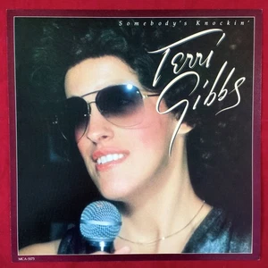 TERRI GIBBS: Somebody’s Knockin’ RARE PROMO ALBUM FLAT 12" x 12" - Picture 1 of 1