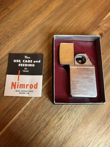 Encendedor de tubo vintage con tapa abatible Nimrod con caja - Imagen 1 de 4