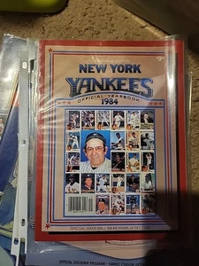 1984 Yankees Yearbook - Picture 1 of 2