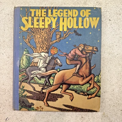 The Legend of Sleepy Hollow Washington Irving, Saalfield Pub 1926 - Image 1 of 4