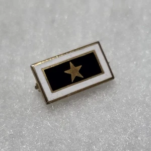 Spilla smaltata 1/2 pollice stella oro marina seconda guerra mondiale figlio in servizio - Foto 1 di 2