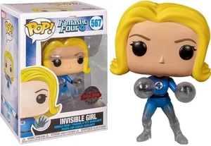 Invisible Girl 567 Funko Pop Figurine Marvel Fantastic Four Statue Films Comics - Picture 1 of 24