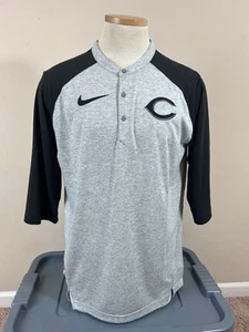 NEW Nike MLB Engineered Cincinnati Reds Raglan 3/4 Sleeve Shirt Men’s Size M - Picture 1 of 9