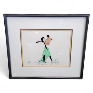 Goofy Framed Disney Animation Film Cel - 19"x17" w/ LOA - Picture 1 of 3