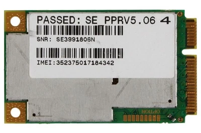 Option 3G Broadband UMTS Karte HSDPA Adapter Mini-Card PCIe PCI Express Notebook - Bild 1 von 3