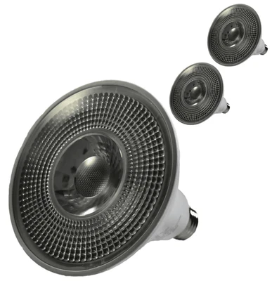 Diodesy PAR38 LED Flood Light 15W E26 3000K 120V 1200LM Dimmable 58° White 3Pk - Image 1 of 2