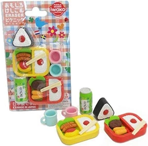 Japanisches Bento Mittagessen Radierer Set - Bild 1 von 8