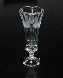 FOSTORIA GLASS CLEAR COIN VASE - Picture 1 of 1