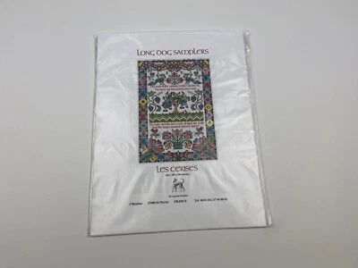 Long Dog Samplers Les Cerises Counted Cross Stitch Pattern Sampler - Image 1 of 3