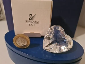 SWAROVSKI SCS 1996 MEMBERS RENEWAL 'CLEAR HEART' - Picture 1 of 2