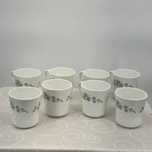 Corning Calloway Ivy Coffee Mugs Set/8 12 Oz Capacity - Picture 1 of 6