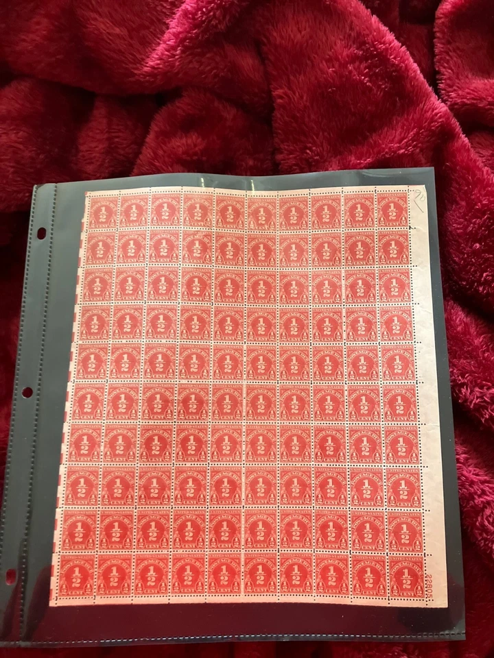 US SC# J79  Stamp Sheet OF 100 STAMPS VF/XF - Image 1 of 4