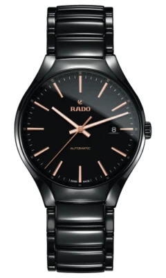Nuevo Reloj para Hombre Rado True Automático Alta Tecnología Cerámica Esfera Negra R27056162 Foto 1 de 3