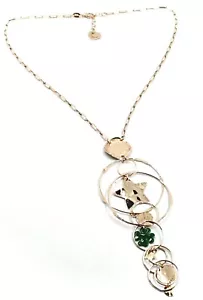 COLLANA, ARGENTO 925, QUADRIFOGLIO, STELLA, CERCHI, OROLOGIO, LE FAVOLE - Imagen 1 de 6