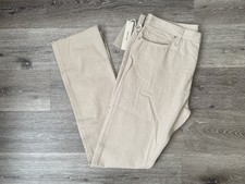 Fear of God Denim Raw Frayed Hem Pants Eternal Line Dusty Beige sz 38 Jeans