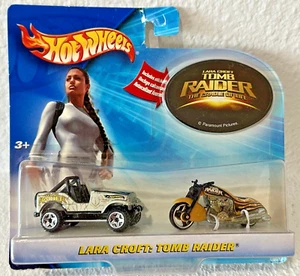 New Sealed Hot Wheels 1/64 Lara Croft Tomb Raider 2-Pack C0612 - Picture 1 of 1