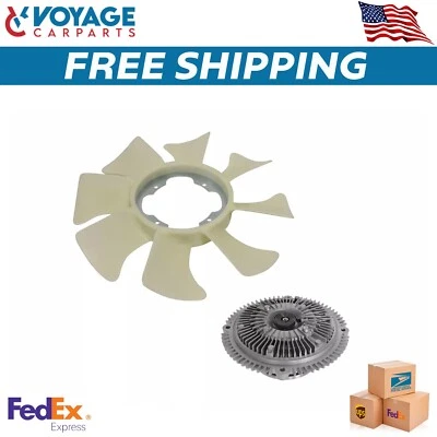 Kit de embrague y cuchilla del ventilador de refrigeración del radiador para camioneta Nissan Frontier D21 1990-2004 Foto 1 de 4