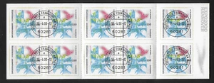 Germania BDR 2000, Libretto di francobolli Michel 40 Usato, integro. Annullo FDC - Foto 1 di 2