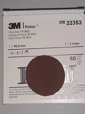 3m 051144-22353 pk of 50 983C TR Quick Change Disc - 2 in 60g ceramic - Image 1 of 2
