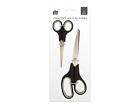 2 Pack Comfort Grip Scissors Steel Kitchen Home Office Art Craft Cutting