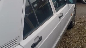 Mercedes Benz 190e Rear Driver Side Door White - Picture 1 of 1