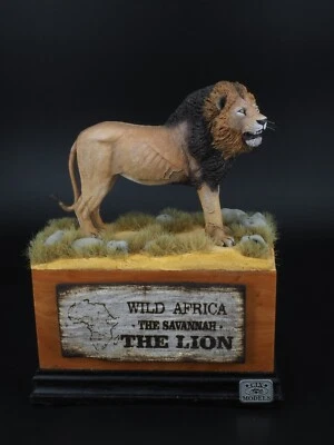CIXMODELS CixM9001 LION LEONE 90mm 1:20 BIG SCALE RESIN KIT ANIMAL NON DIPINTO - Immagine 1 di 4