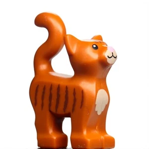 NEW LEGO - Animal - Land - Cat Standing Dark Orange x1 - 10246 76052 77902 76127 - Picture 1 of 1
