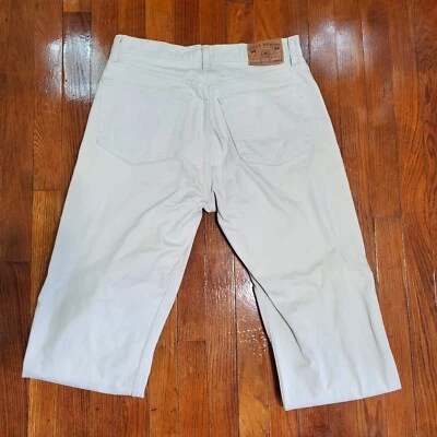 Pantalones de mezclilla vintage Gap para hombre 32X32 doblados holgados calce suelto pierna recta manchada Foto 1 de 4