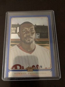 2010 Topps Chrome 206 Chrome Blue Refractors #TC47 Ryan Howard
