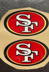 Like 49ers Full Size Football Helmet Decals - Picture 1 of 1