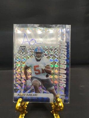 2021 Mosaic Rookie Autograph Silver Prizm Azeez Ojulari RC Auto  - Image 1 of 2