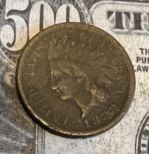 1888 Indian Head Cent Penny - Free Shipping - Picture 1 of 2