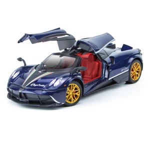1:24 Pagani Huayra Roadster Sports Car Model Diecast Alloy Model Sound Toy Gift - Picture 1 of 10