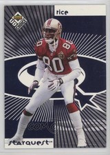 1998 UD Choice Starquest/Rookquest Blue Jerry Rice Randy Moss Rookie RC HOF