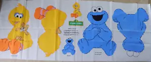 Vintage neue Seasamstraße Platten für Stofftiere großer Vogel & Krümelmonster - Bild 1 von 4