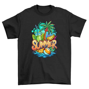 "Summer_55 feel" Graphic Tee - Bring on the Fun! Playful design, Unisex, Ideal f - Picture 1 of 46